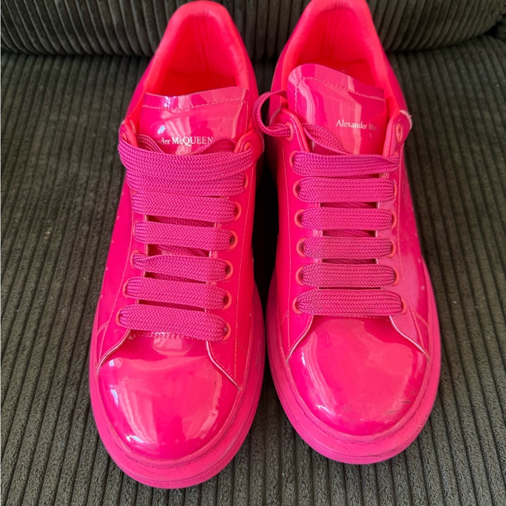 Alexander McQueen Fuchsia Sneakers
